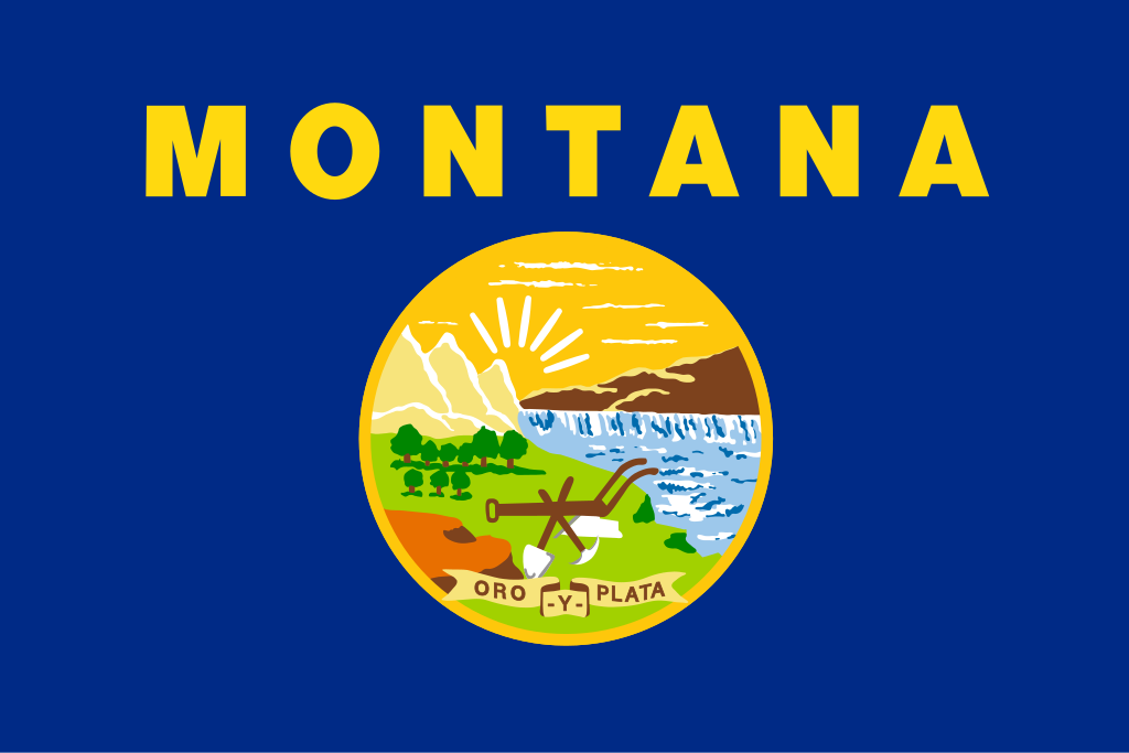 The state flag of Montana